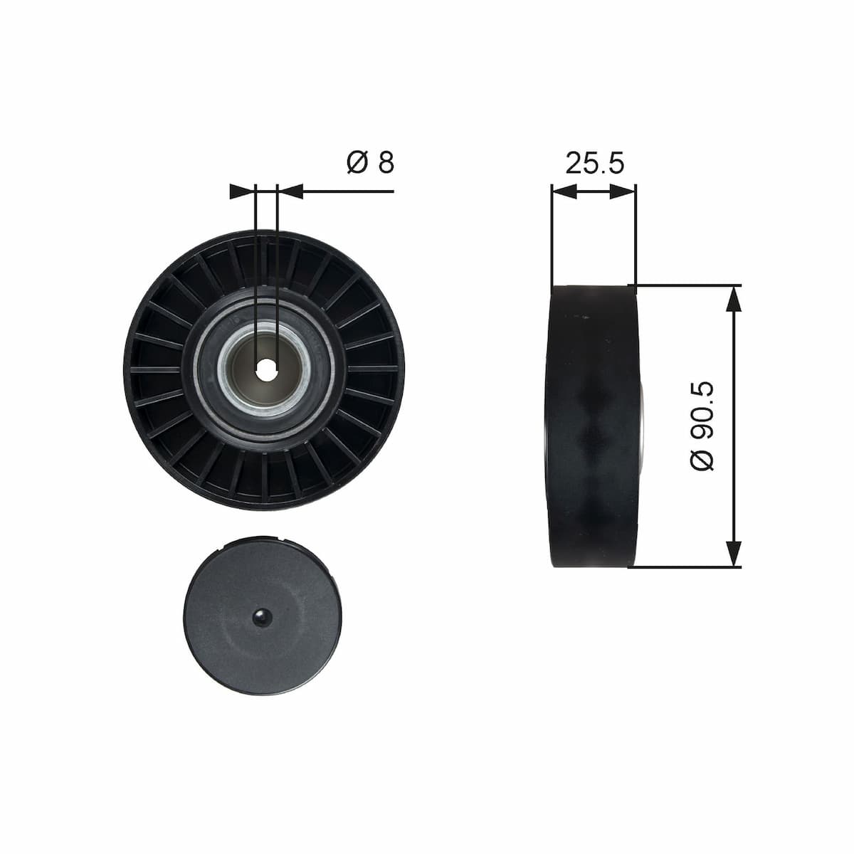 Parazīt-/Vadrullītis, Ķīļrievu siksna GATES T36005 1