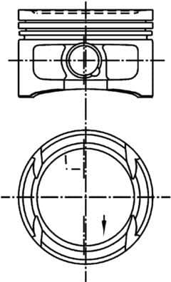 Virzulis KOLBENSCHMIDT 99562600 1