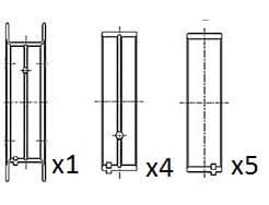 Kloķvārpstas gultnis FAI AutoParts BM1009-STD 1