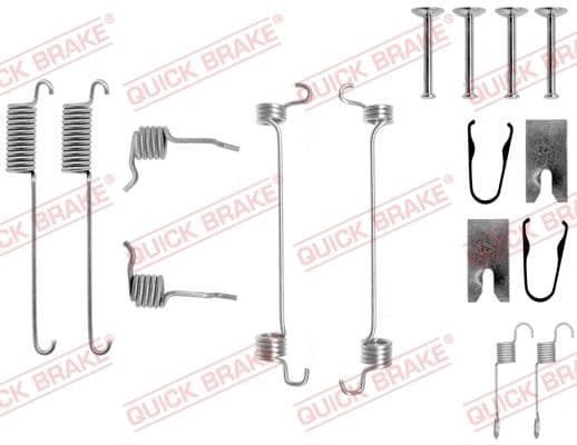 Piederumu komplekts, Bremžu loki QUICK BRAKE 105-0751 1