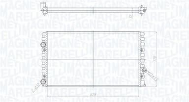 Radiators, Motora dzesēšanas sistēma MAGNETI MARELLI 350213190700 1