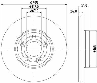 Bremžu diski HELLA 8DD 355 133-381 4