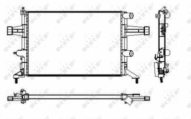 Radiators, Motora dzesēšanas sistēma NRF 53629 5