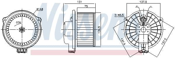 Salona ventilators NISSENS 87717 1