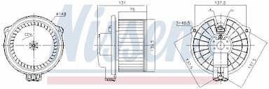 Salona ventilators NISSENS 87717 1