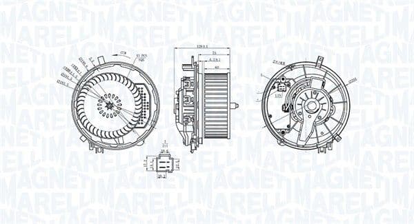 Salona ventilators MAGNETI MARELLI 069412245010 1