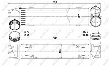 Starpdzesētājs NRF 30386 4