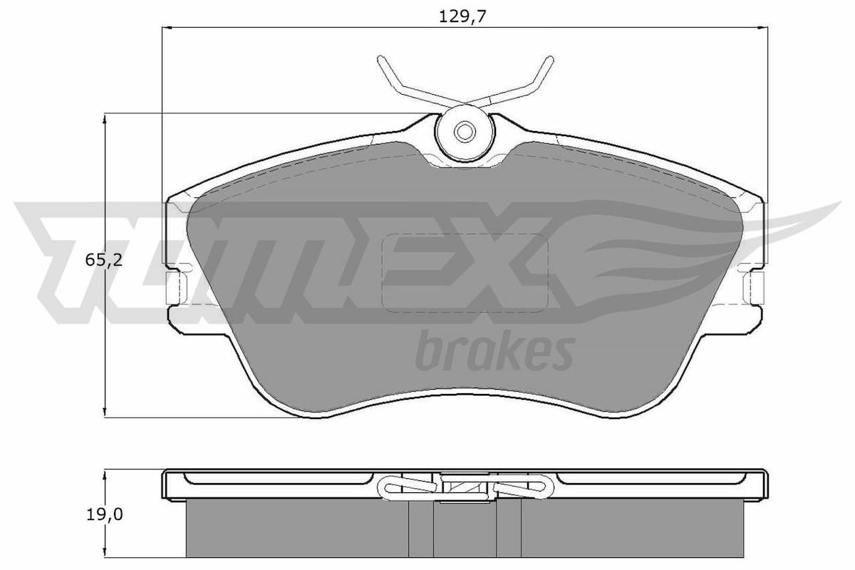 Bremžu uzliku kompl., Disku bremzes TOMEX Brakes TX 11-82 1