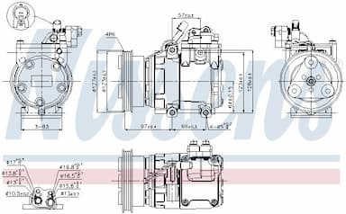Kompresors, Gaisa kond. sistēma NISSENS 89277 5