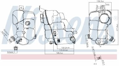 Kompensācijas tvertne, Dzesēšanas šķidrums NISSENS 996230 6