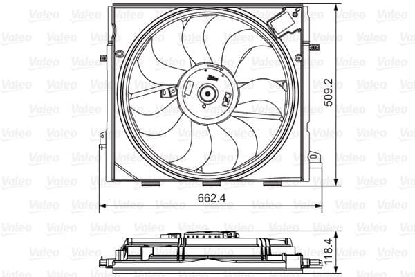 Ventilators, Motora dzesēšanas sistēma VALEO 696873 1