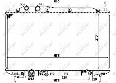 Radiators, Motora dzesēšanas sistēma NRF 58379 1