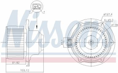 Salona ventilators NISSENS 87570 6