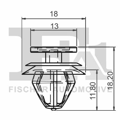 Moldings/aizsarguzlika FA1 11-40045.10 2