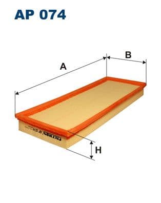 Gaisa filtrs FILTRON AP 074 1
