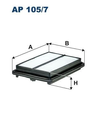 Gaisa filtrs FILTRON AP 105/7 1