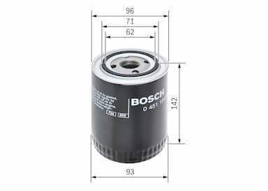 Eļļas filtrs BOSCH 0 451 104 066 5