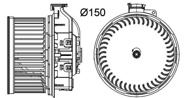 Salona ventilators MAHLE AB 259 000P 1