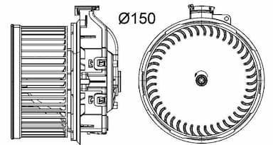 Salona ventilators MAHLE AB 259 000P 1