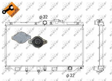 Radiators, Motora dzesēšanas sistēma NRF 507728 1