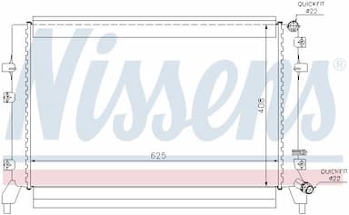 Radiators NISSENS 65294 5