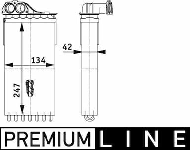 Siltummainis, Salona apsilde MAHLE AH 112 000P 1