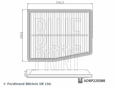 Gaisa filtrs BLUE PRINT ADBP220088 3