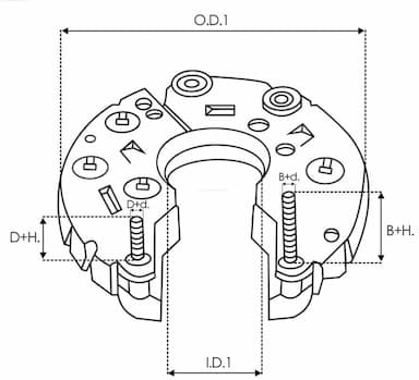 Ģeneratora sprieguma regulators AS-PL ARR6001 4