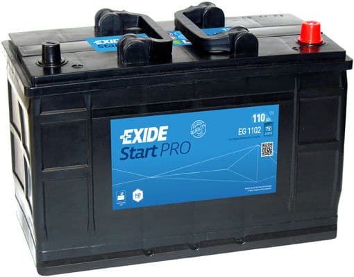 Startera akumulatoru baterija EXIDE EG1102 1