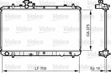 Radiators, Motora dzesēšanas sistēma VALEO 735407 1