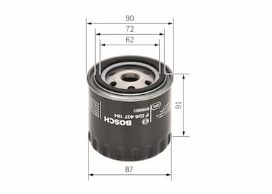 Eļļas filtrs BOSCH F 026 407 184 5