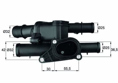 Termostats, Dzesēšanas šķidrums MAHLE TM 1 105 1