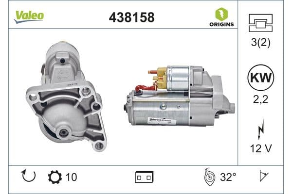 Starteris VALEO 438158 1