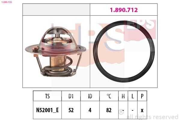 Termostats, Dzesēšanas šķidrums EPS 1.880.725 1