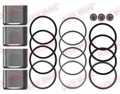 Remkomplekts, Bremžu suports QUICK BRAKE 114-5234 1