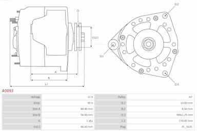 Ģenerators AS-PL A0093 5