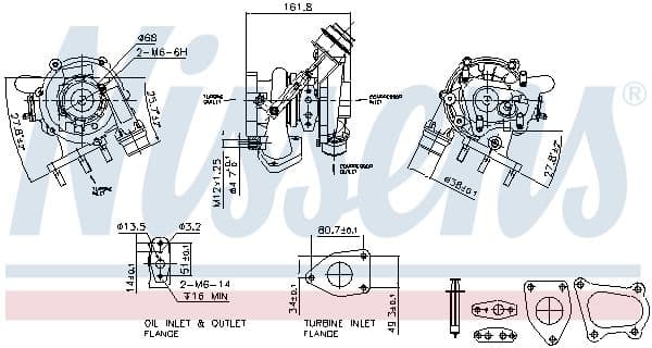 Kompresors, Turbopūte NISSENS 93233 1