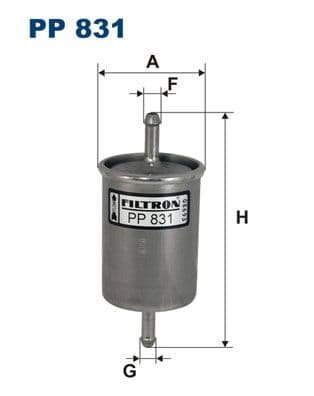 Degvielas filtrs FILTRON PP 831 1