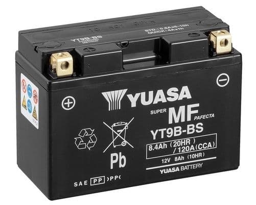 Startera akumulatoru baterija YUASA YT9B-BS 1