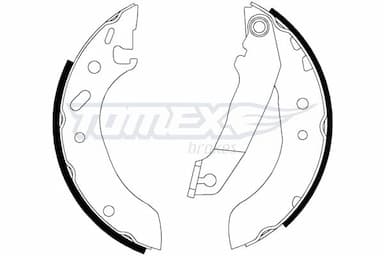 Bremžu loku komplekts TOMEX Brakes TX 20-53 1