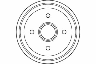 Bremžu trumulis TRW DB4159 2