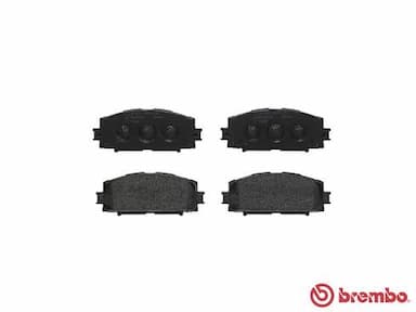 Bremžu uzliku kompl., Disku bremzes BREMBO P 83 086 2