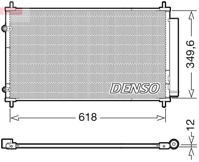 Kondensators, Gaisa kond. sistēma DENSO DCN50117 1