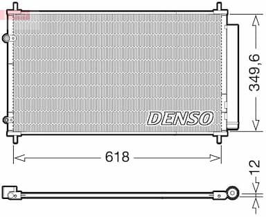 Kondensators, Gaisa kond. sistēma DENSO DCN50117 1