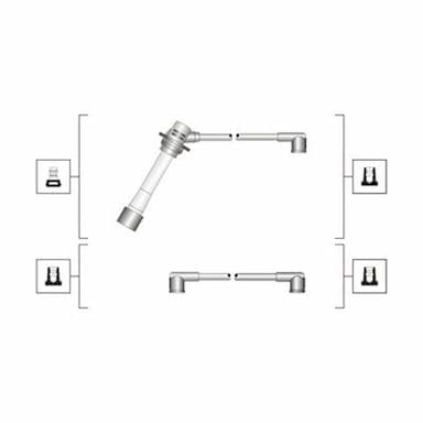 Augstsprieguma vadu komplekts MAGNETI MARELLI 941319170093 1