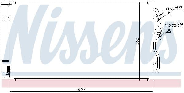 Kondensators, Gaisa kond. sistēma NISSENS 940236 1