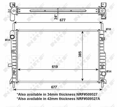 Radiators, Motora dzesēšanas sistēma NRF 56135 4