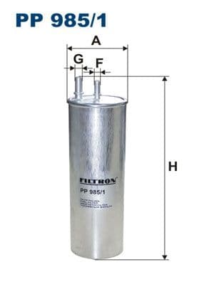 Degvielas filtrs FILTRON PP 985/1 1