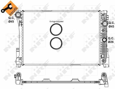 Radiators, Motora dzesēšanas sistēma NRF 58335 5