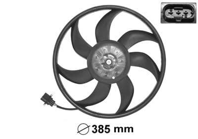 Ventilators, Motora dzesēšanas sistēma VAN WEZEL 5827745 1